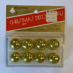 Bradford's Gold Christmas Decorations